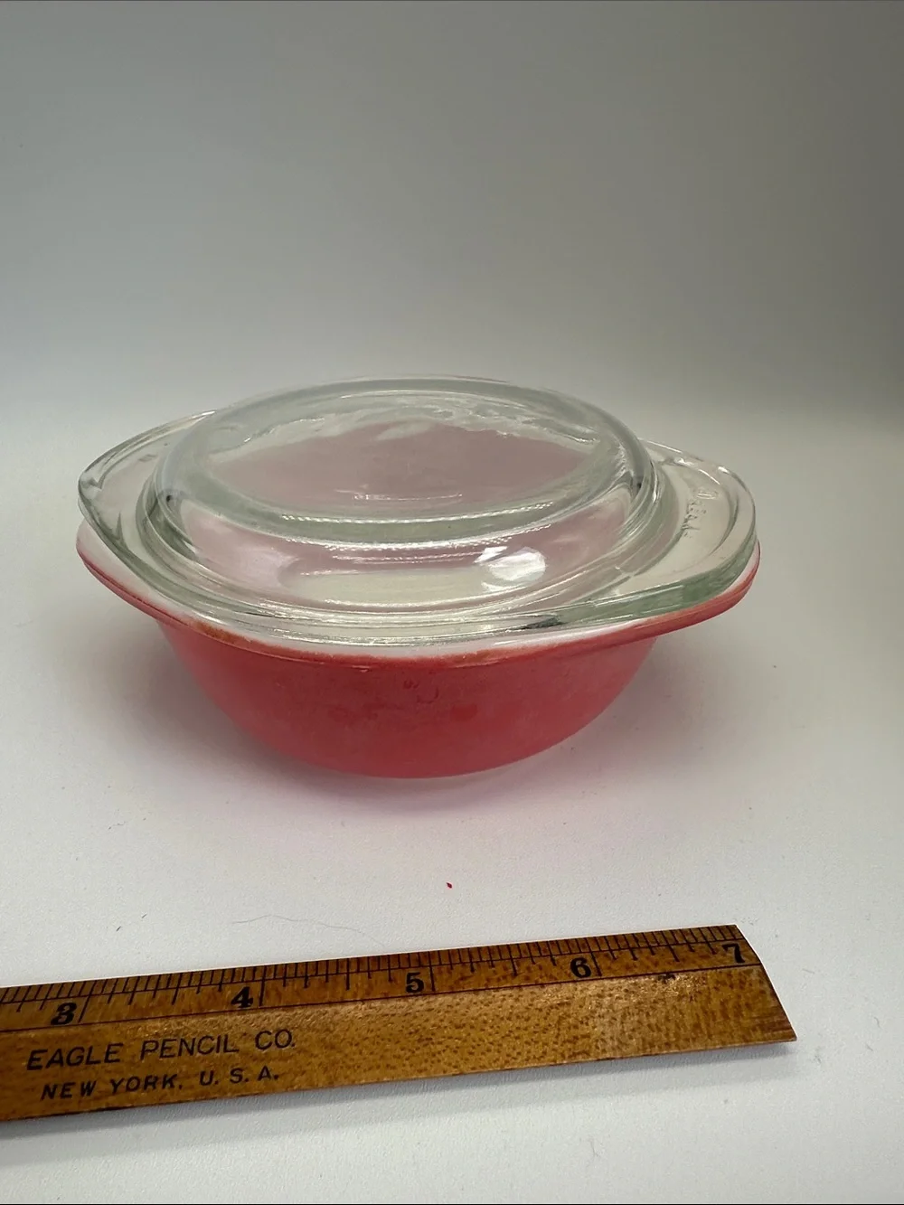 Vintage Pyrex #080 Flamingo Pink 1950s 8 oz Individual Casserole w/ lid 🦩